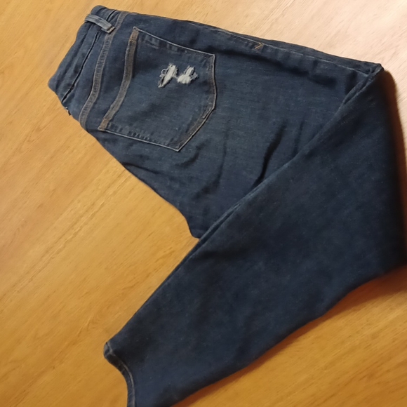 GOOD AMERICAN Good Legs High Rise Skinny Jeans distressed Size: 27 high … - Picture 1 of 7